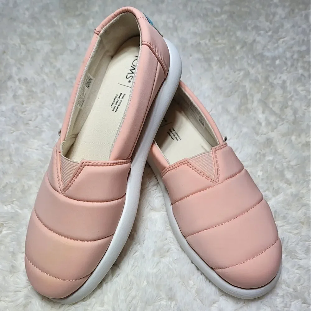TOMS Dusty Pink Alpargata Mallow Slip On Casual Shoes